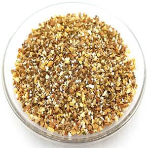 Dried hibiscus sabdariffa mixed with dried apple dice, dried orange peel, dried mango dice and dried passion fruit