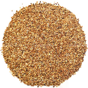 Dried hibiscus sabdariffa mixed with dried apple dice, dried pineapple dice, dried orange peel and licorice