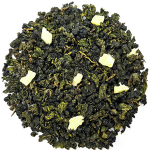 Oolong tea mixed with dried lychee