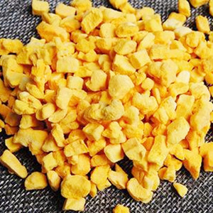 Freeze Dried Yellow Peach Dice