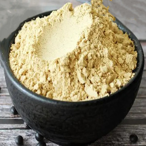 Powder of black bean with yellow kernel