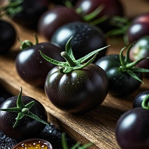 Seeds of black tomato